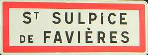 Panneau village St Sulpice de Favières