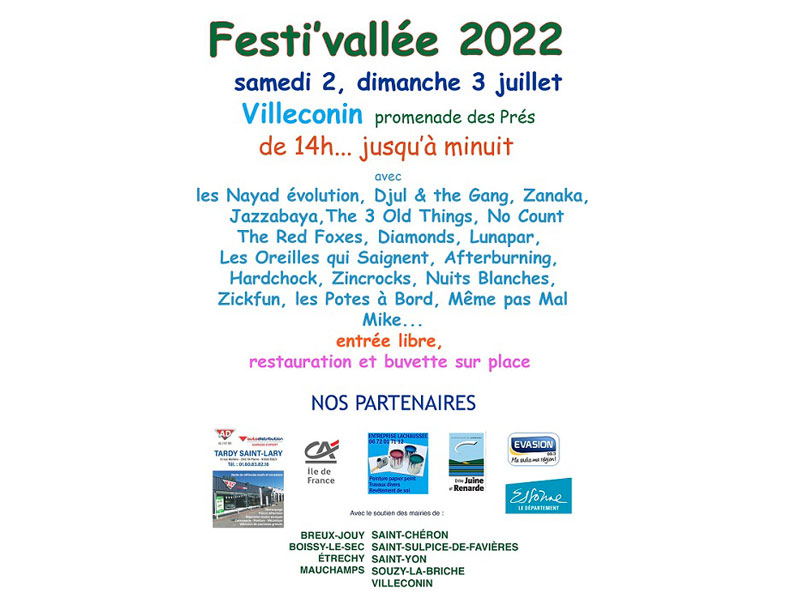 Festi'vallée 2022 Flyer