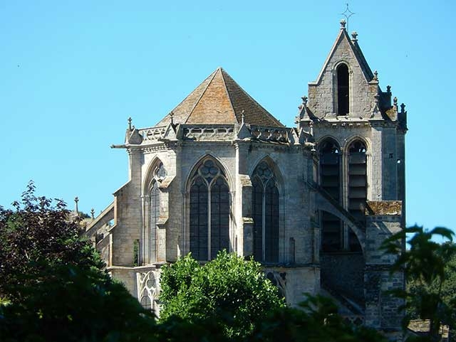 Chevet et clocher de l'église